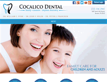 Tablet Screenshot of cocalicodental.com